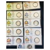 Sterling Silver Disney Snow White Coins  - ALL #1 in Series!
