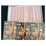Elvis / Star Wars Postage Stamp Sheets