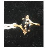 10k Sapphire Ring