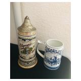 Olympia Beer / Heineken Steins