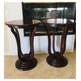 (2) Ornate End tables