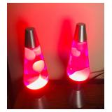 (2) Lava Lamps