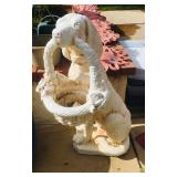 Concrete Dog Yard DecorPlanter