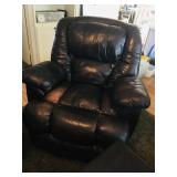 Brown Leather Recliner