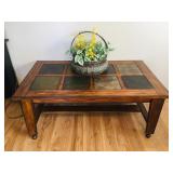 Coffee Table w/Tile Top