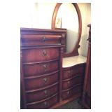 Matching High-Low Dresser w/Mirror