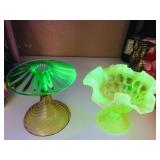 Uranium Glass w/Black Light