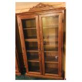 Oak Display Cabinet
