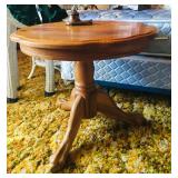 Small Oak Accent Table