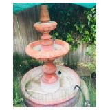 Clay Garden Fountain