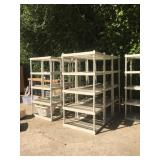 Lots of Storage Shelves