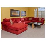 Red Sectional Sofa