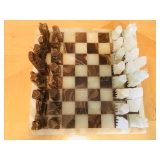 Marble Aztec Chess Set