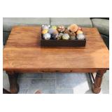 Oversized farmhouse style coffee table