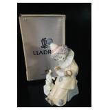 Lladro 5279 Pierrot with Concertina