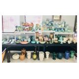 Vintage Pottery including Roseville, McCoy, Bauer, Redwing and others