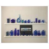 Vintage Blue Bottles