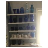 Vintage Blue Bottles