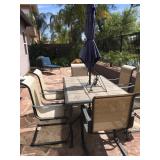 Patio Table w/ 6 chairs