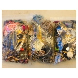 Assorted bagged jewelry