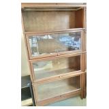 Hale 4 Shelf Receeding Door Lawyers Bookcase 