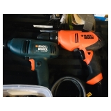 Black & Decker power drills