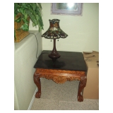 Side Table & Lamp