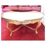 Antique Kidney Shaped Coffee Table