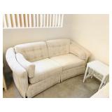 Beige Loveseat