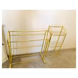 Brass Quilt Rack / Brass Table
