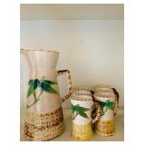 Vintage Pitcher / Glass Set
