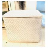 White Wicker Hamper