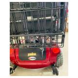 Rear view of Motorized Chair