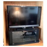 Vizio TV / Black Media Cabinet