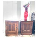 White Clad End Tables