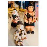 Native American Storyteller Figurines