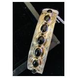 Sterling Silver & Onyx Bracelet