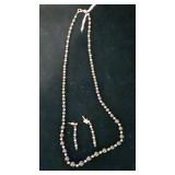 Lapis & 14K Beaded Necklace