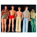 Vintage Ken & GI Joe Figures