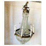 Large Italian Crystal Chandelier