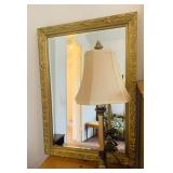 Gold Resin Wall Mirror
