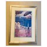 Framed Print - "Tarde Azul" by Lourenco Didier