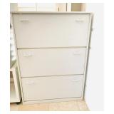 Three Row Shoe Cabinet