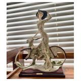 Giuseppe Armani- Girl w/ Bicycle - Spring