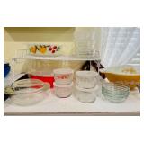 Assorted Bowls including Pyrex