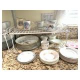 Assorted Plates / Tea cups