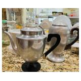 Vintage Perculator Coffee pot w/ Glass Knob