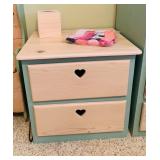 Green Trim Nightstand