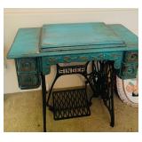 Antique Singer Sewing Table (No Machine)