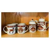 Native American Pottery Coffee Set